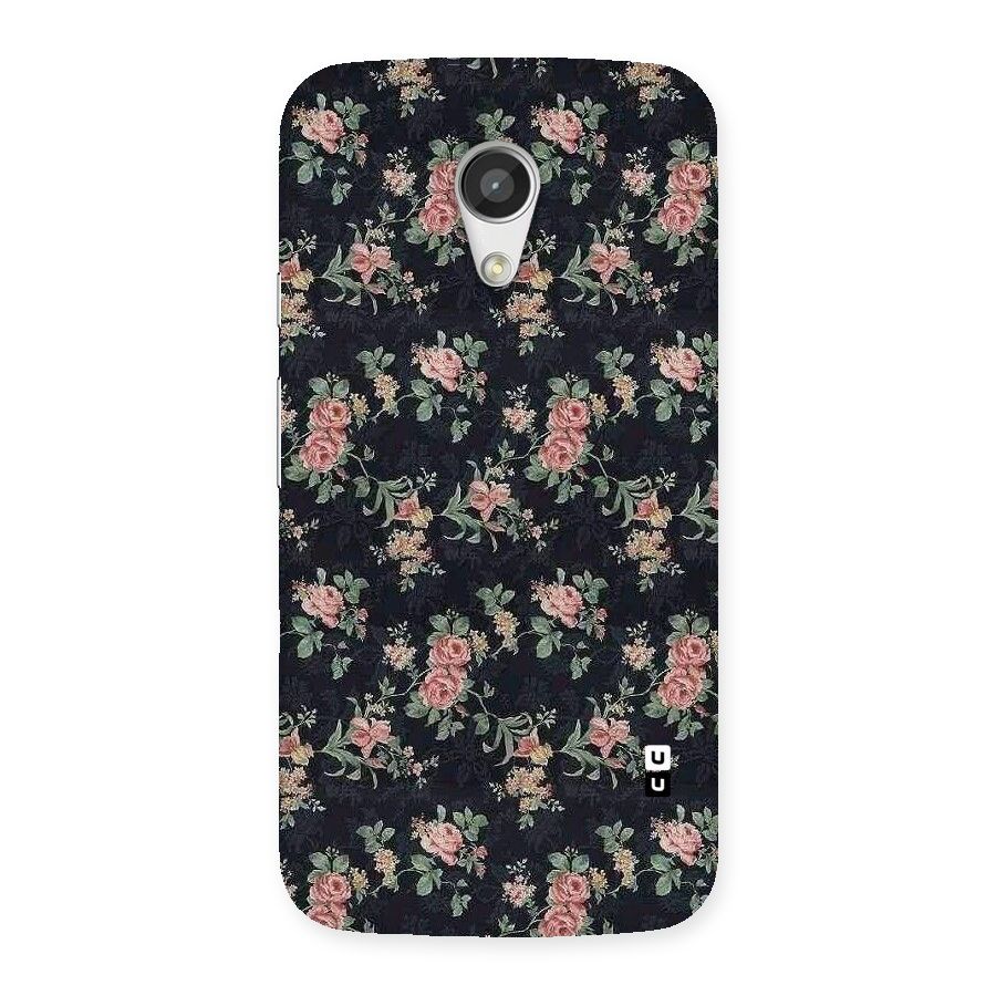 Bloom Black Back Case for Moto G 2nd Gen
