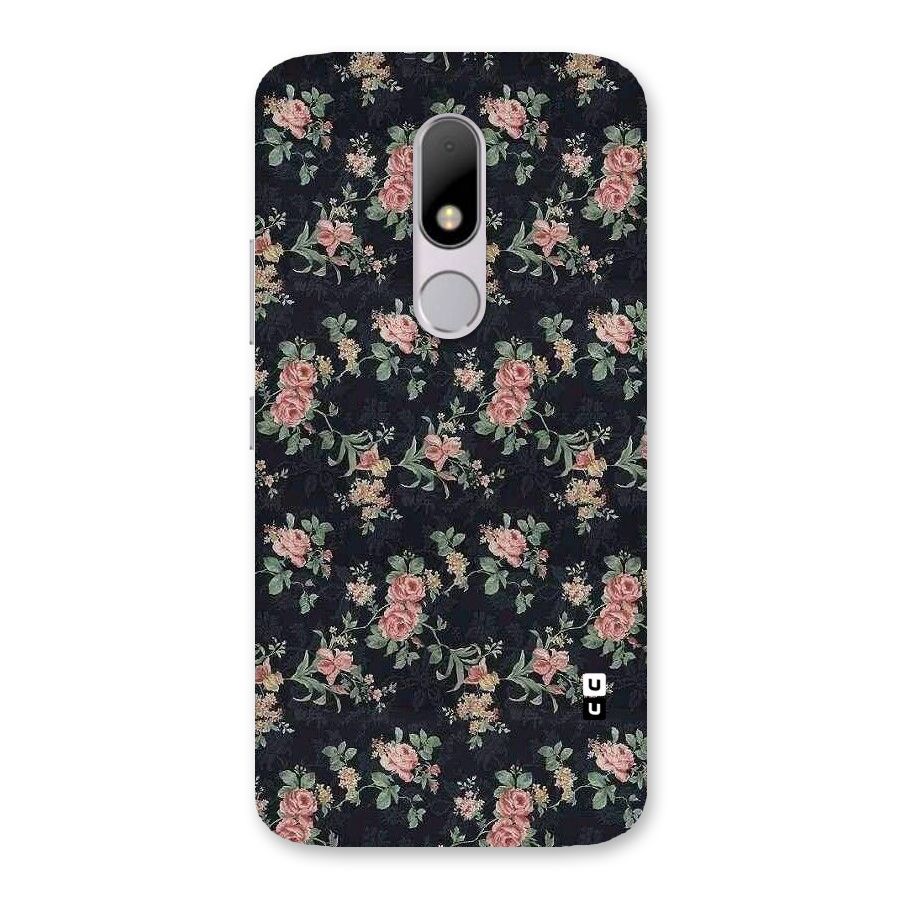 Bloom Black Back Case for Moto M