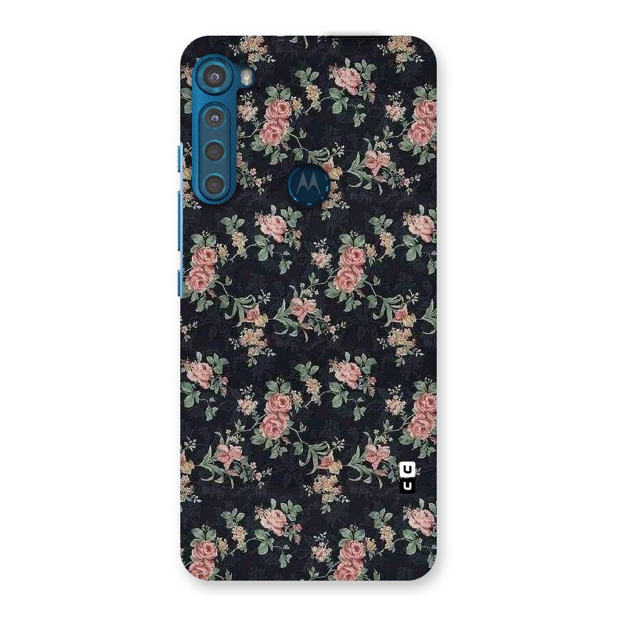 Bloom Black Back Case for Motorola One Fusion Plus
