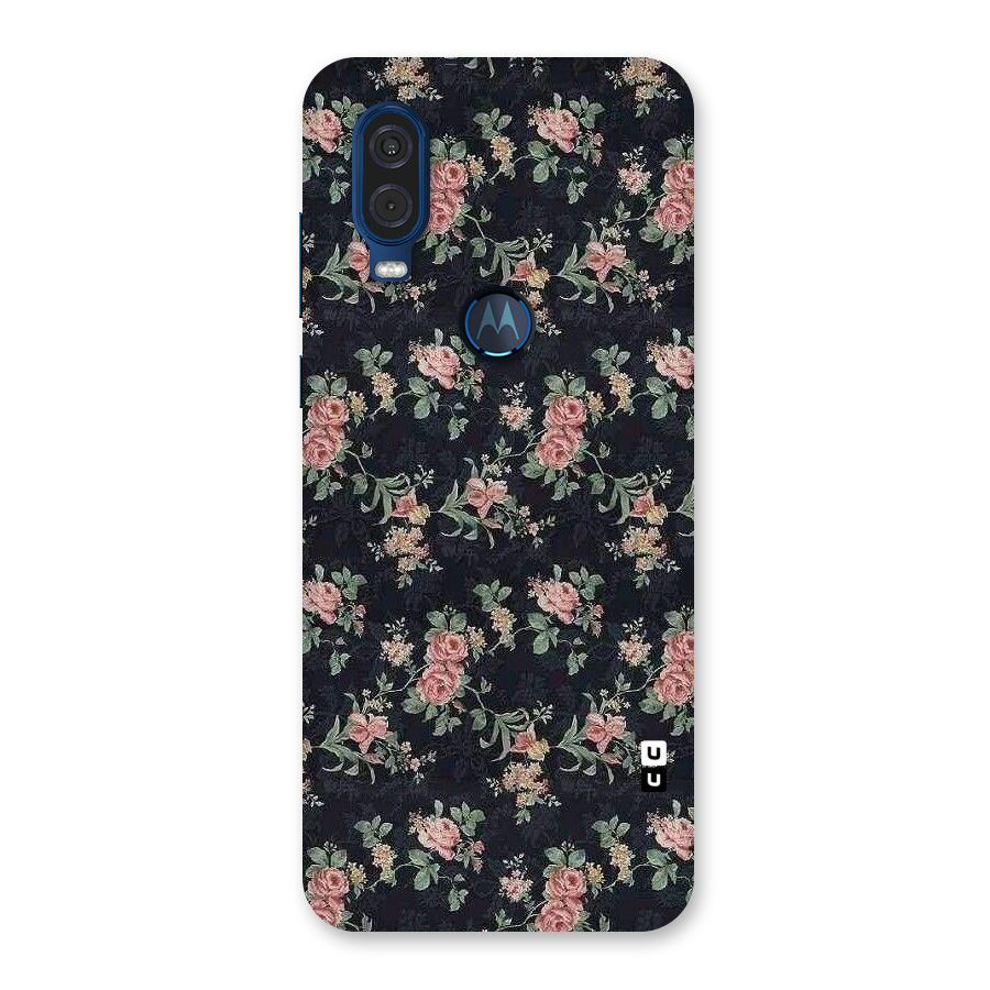 Bloom Black Back Case for Motorola One Vision