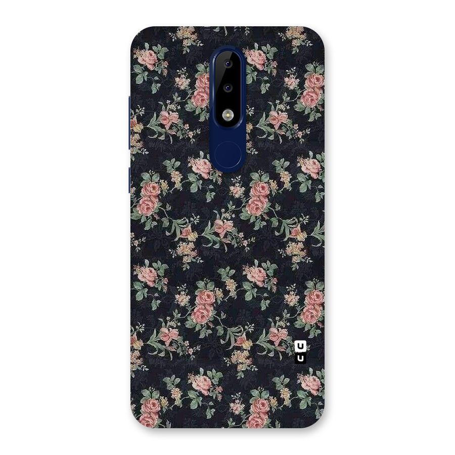 Bloom Black Back Case for Nokia 5.1 Plus