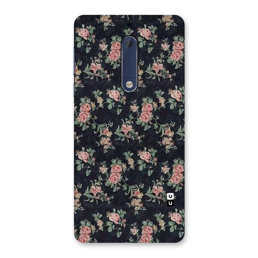 Bloom Black Back Case for Nokia 5