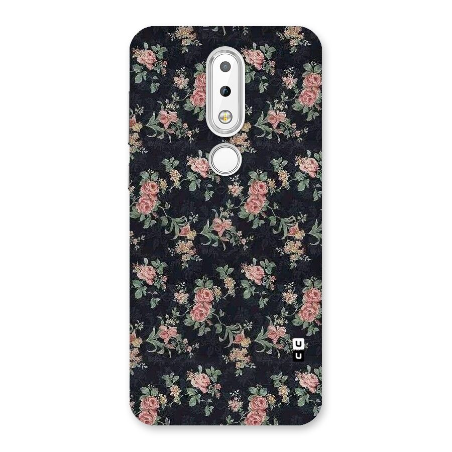 Bloom Black Back Case for Nokia 6.1 Plus