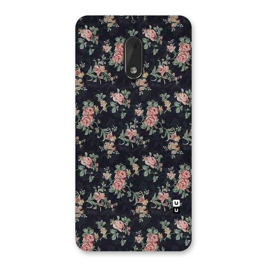 Bloom Black Back Case for Nokia 6