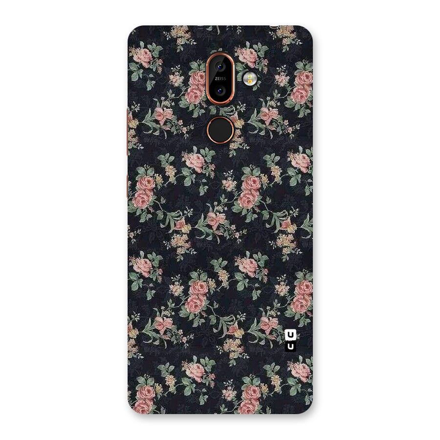 Bloom Black Back Case for Nokia 7 Plus