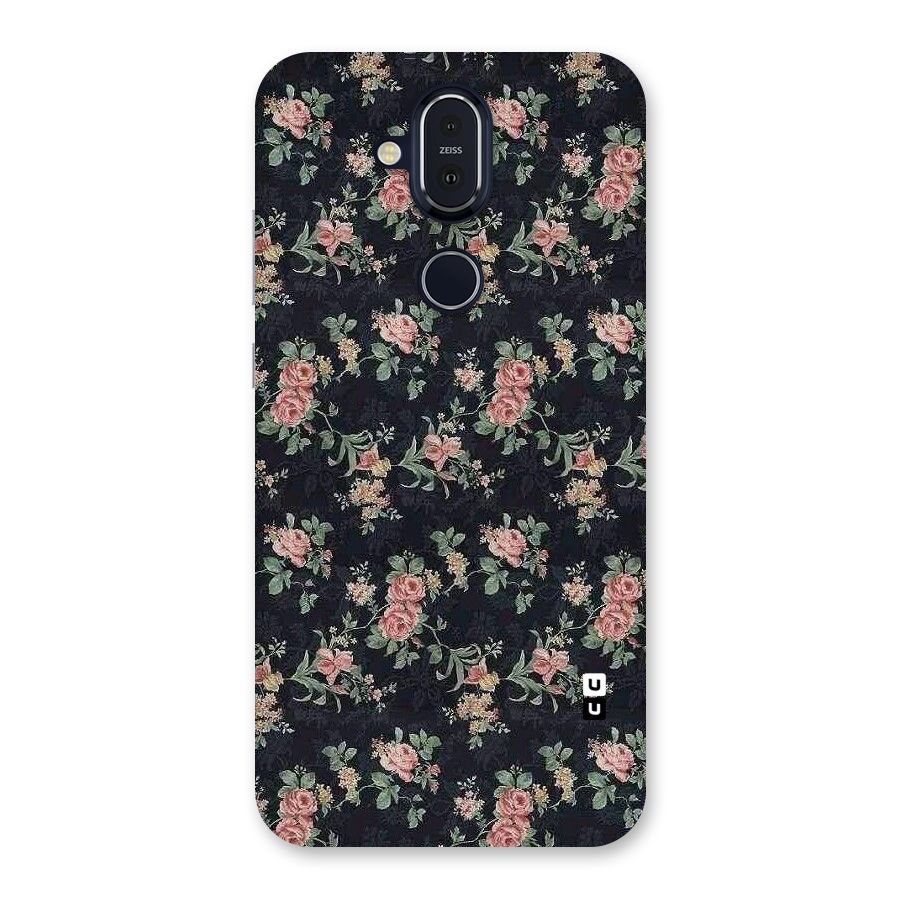 Bloom Black Back Case for Nokia 8.1