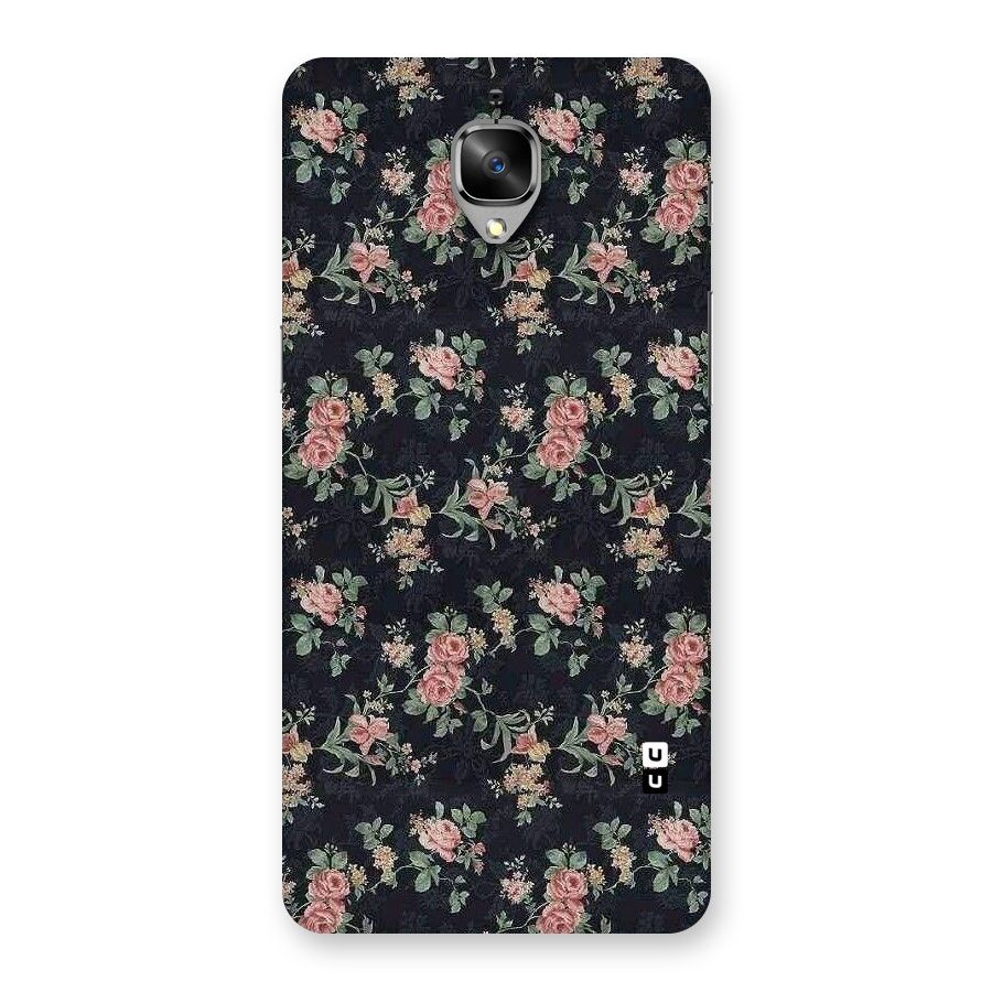 Bloom Black Back Case for OnePlus 3