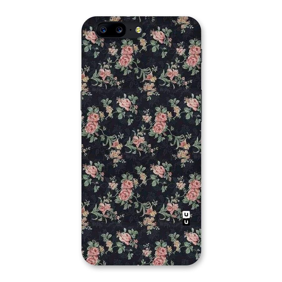 Bloom Black Back Case for OnePlus 5