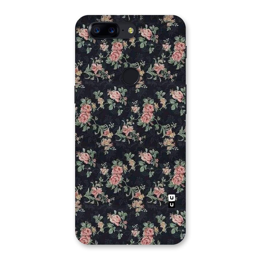 Bloom Black Back Case for OnePlus 5T