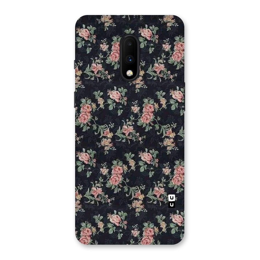 Bloom Black Back Case for OnePlus 7