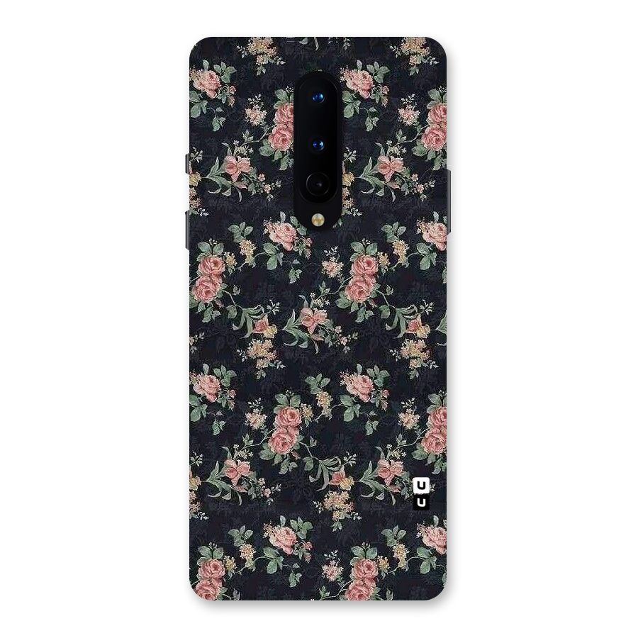 Bloom Black Back Case for OnePlus 8