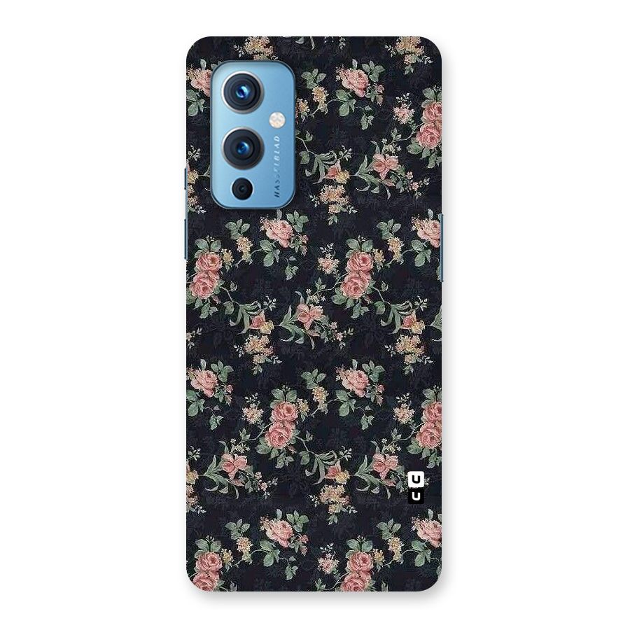 Bloom Black Back Case for OnePlus 9