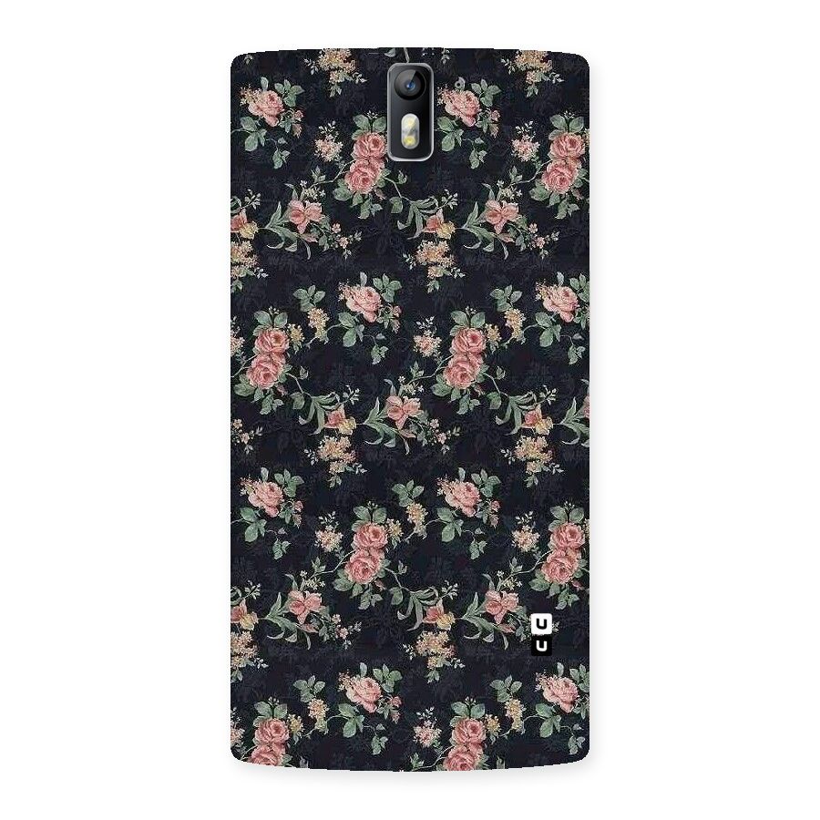 Bloom Black Back Case for One Plus One