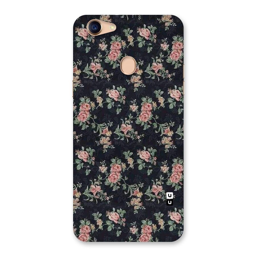 Bloom Black Back Case for Oppo F5 Youth