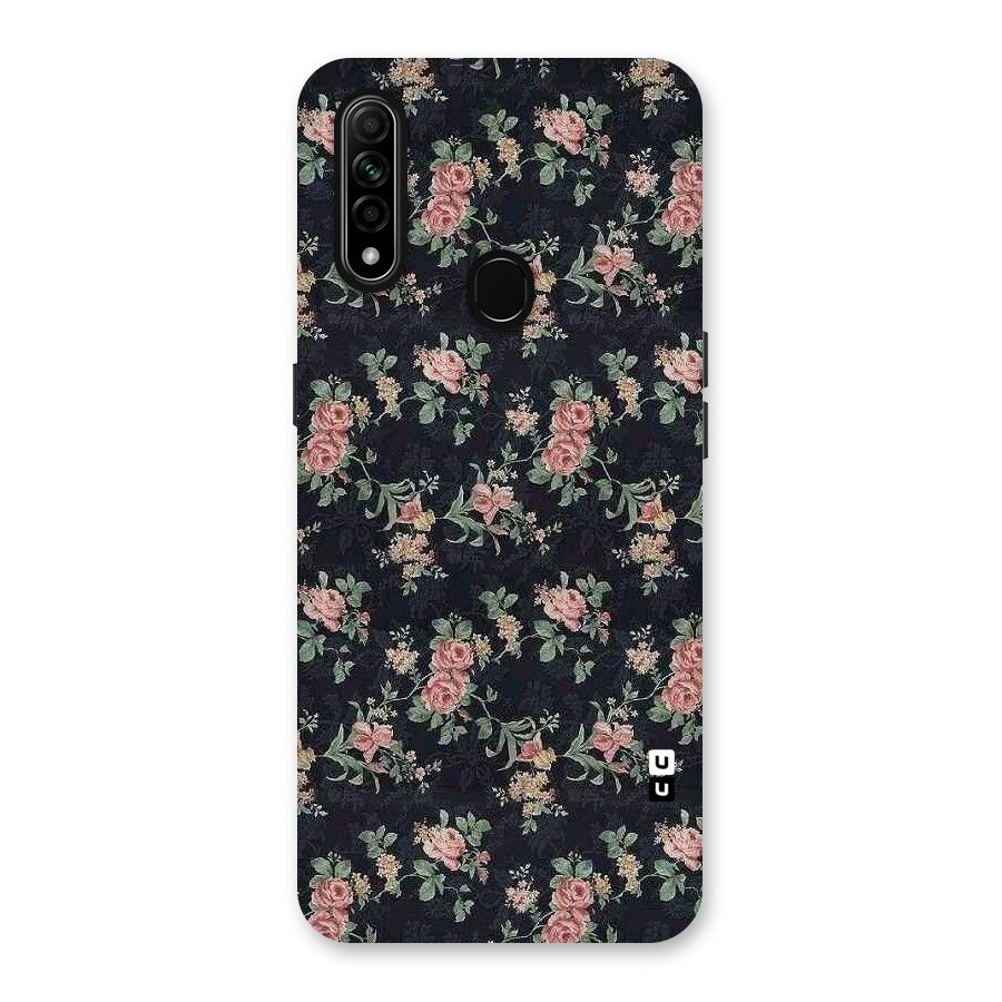 Bloom Black Back Case for Oppo A31