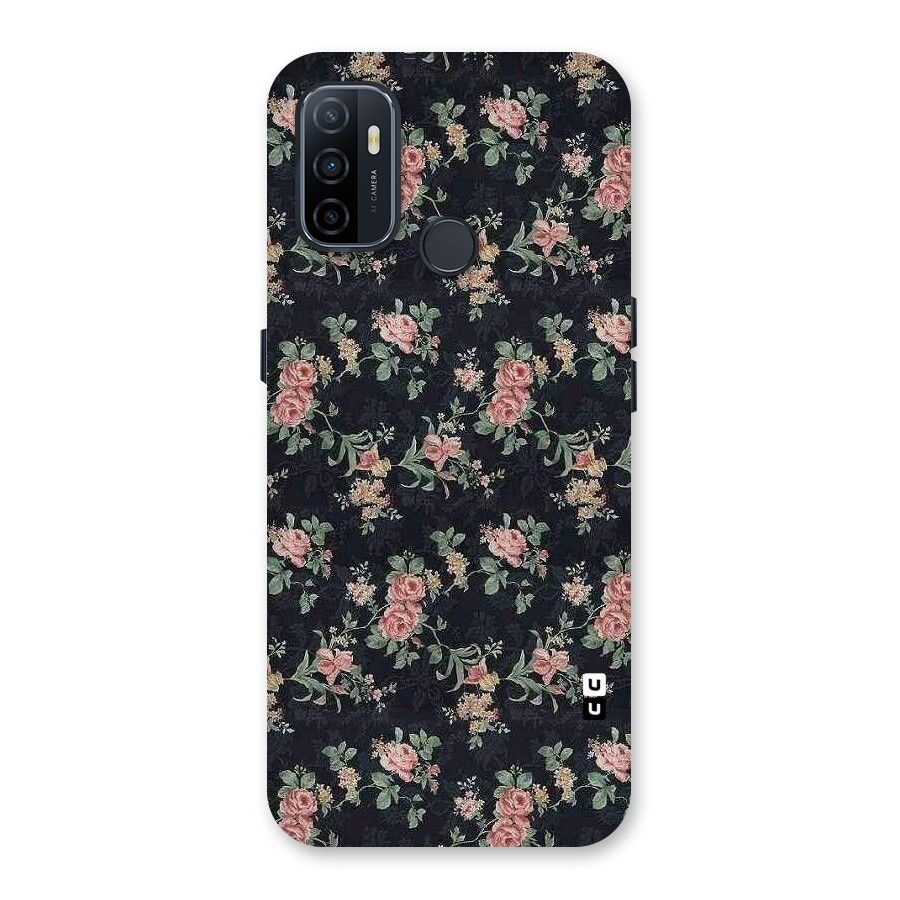 Bloom Black Back Case for Oppo A32