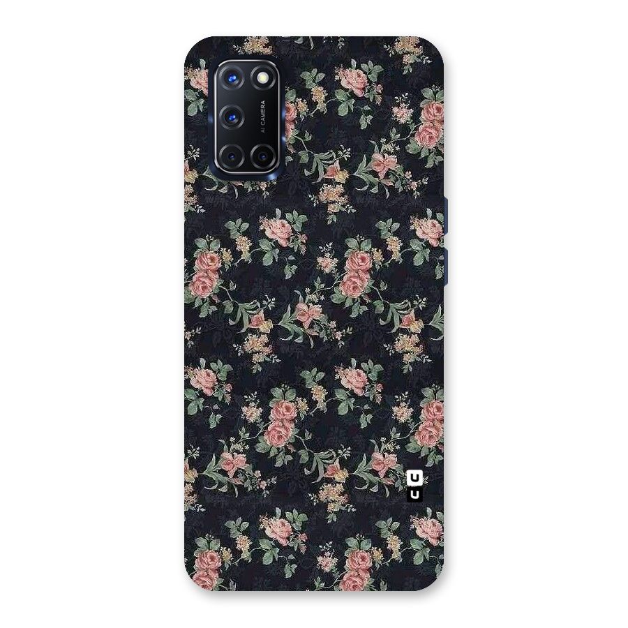 Bloom Black Back Case for Oppo A52