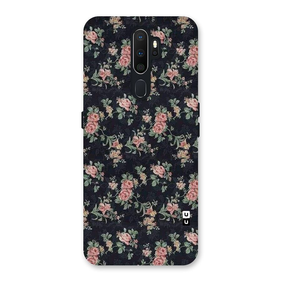 Bloom Black Back Case for Oppo A5 (2020)