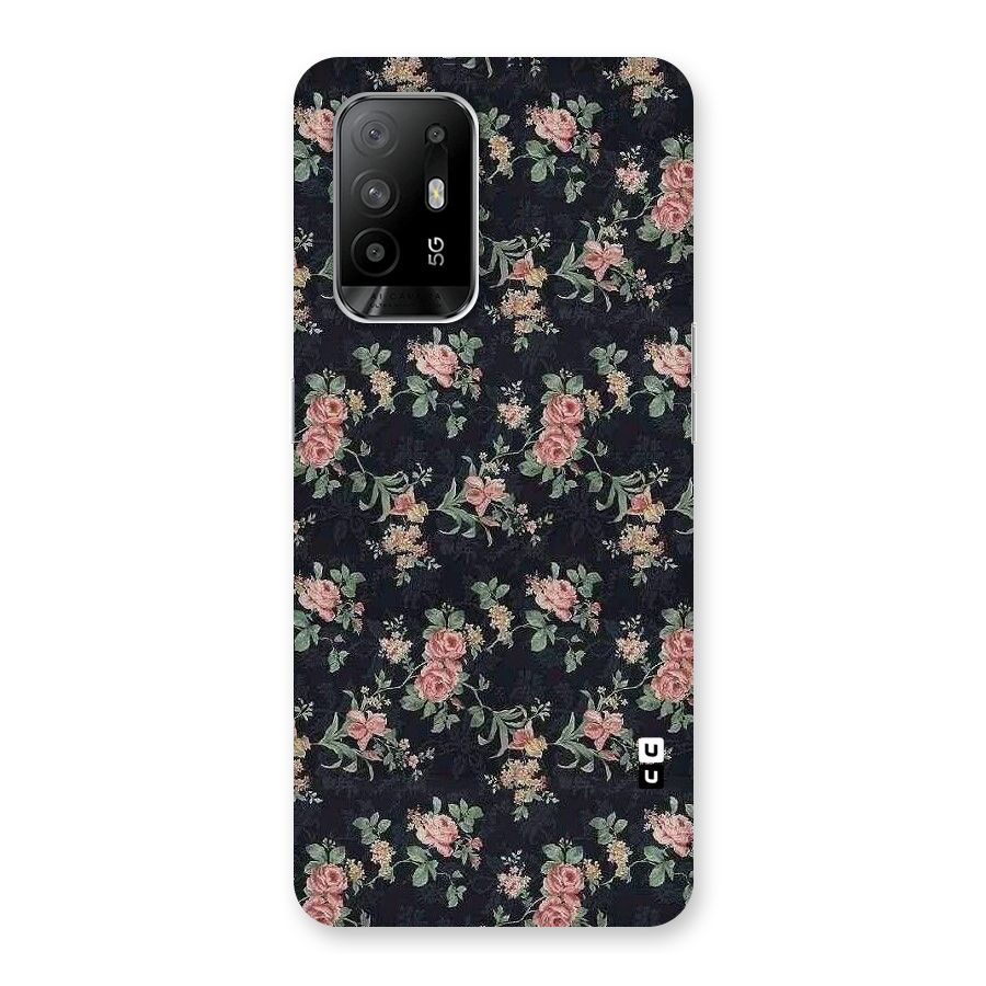 Bloom Black Back Case for Oppo F19 Pro Plus 5G