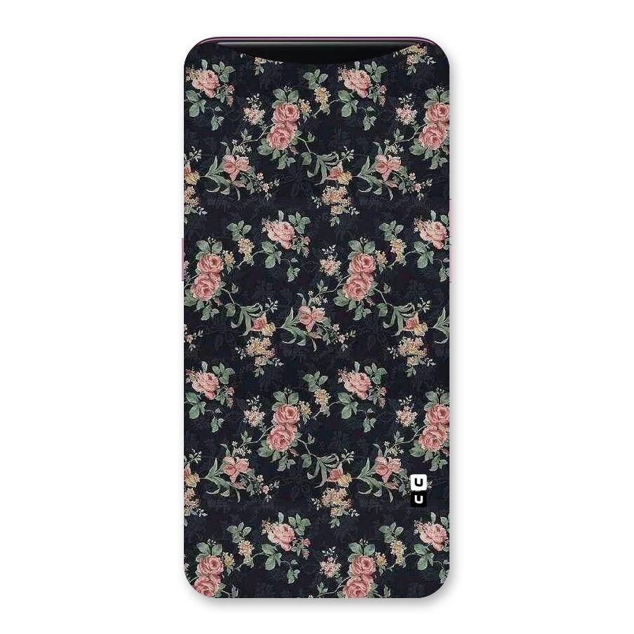 Bloom Black Back Case for Oppo Find X