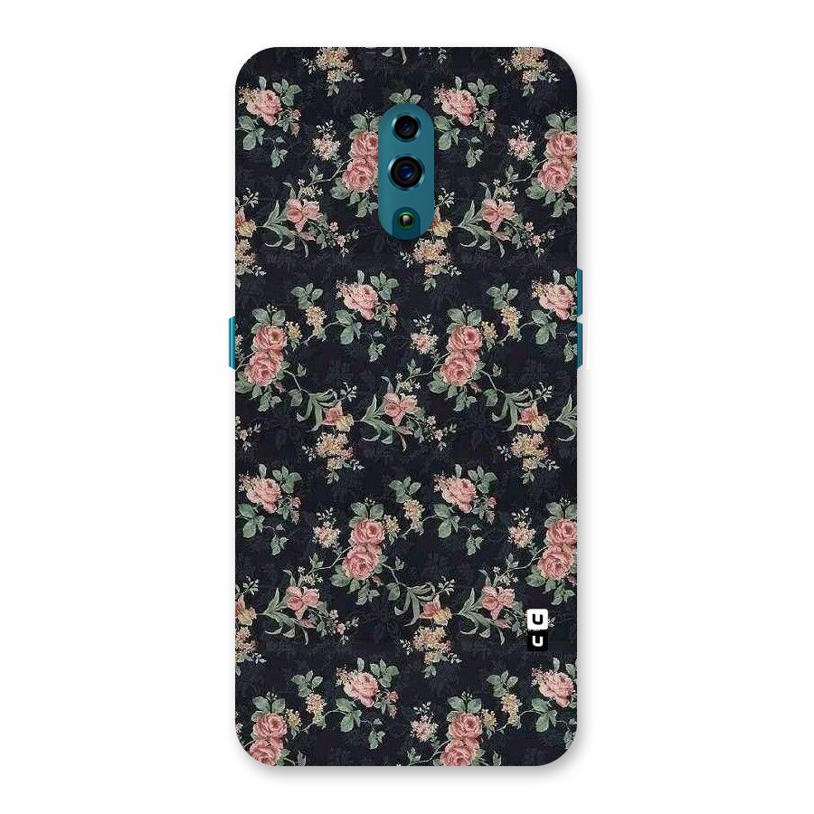 Bloom Black Back Case for Oppo Reno
