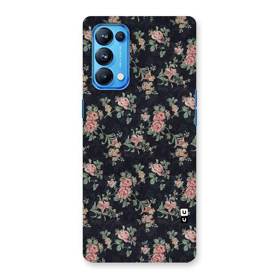 Bloom Black Back Case for Oppo Reno5 Pro 5G