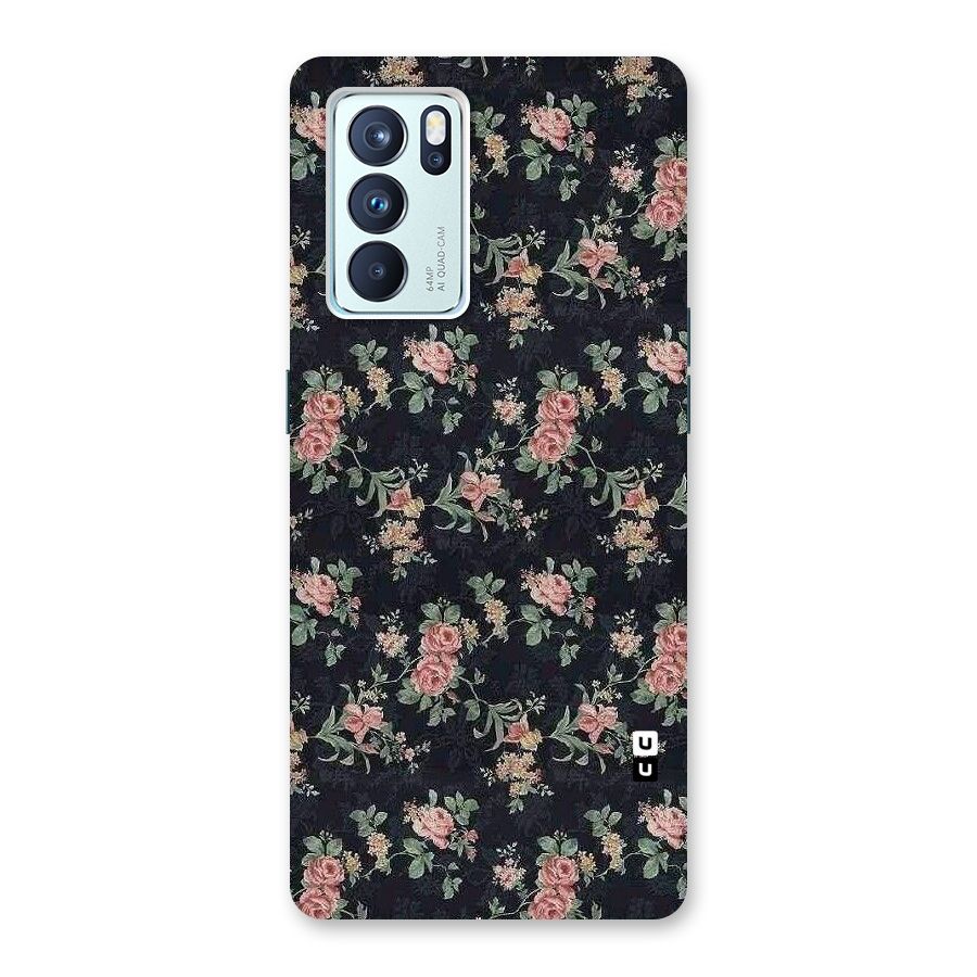 Bloom Black Back Case for Oppo Reno6 Pro 5G
