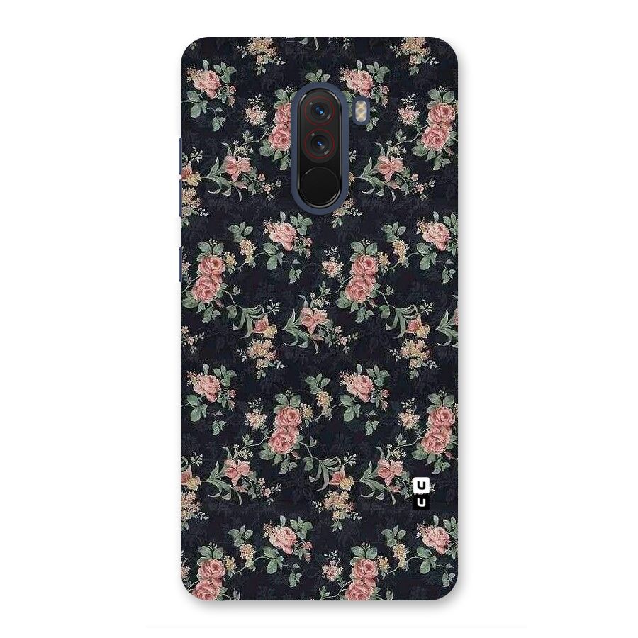 Bloom Black Back Case for Poco F1