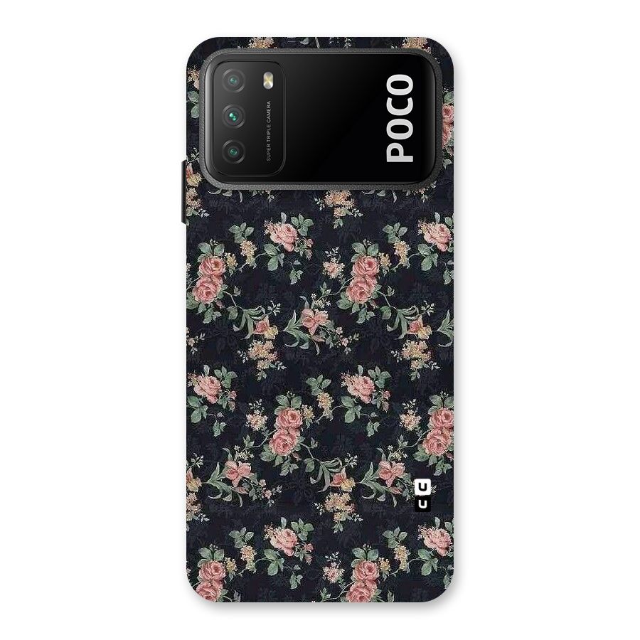 Bloom Black Back Case for Poco M3