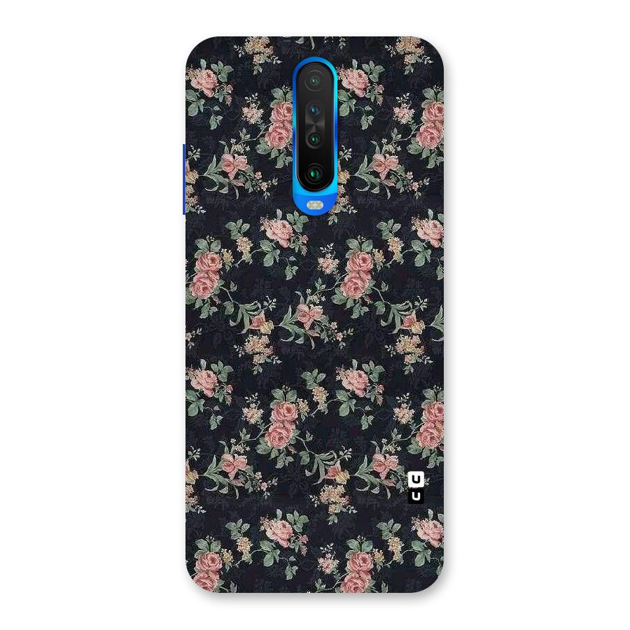 Bloom Black Back Case for Poco X2
