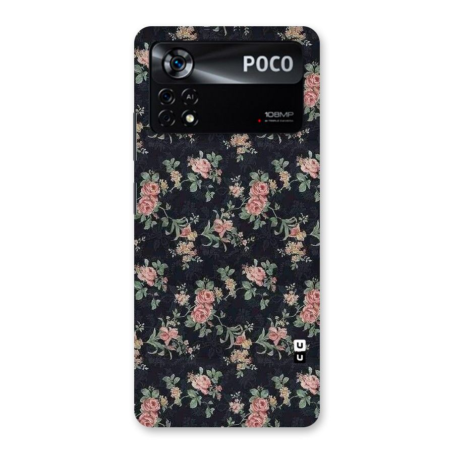 Bloom Black Back Case for Poco X4 Pro 5G