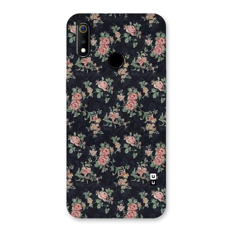 Bloom Black Back Case for Realme 3