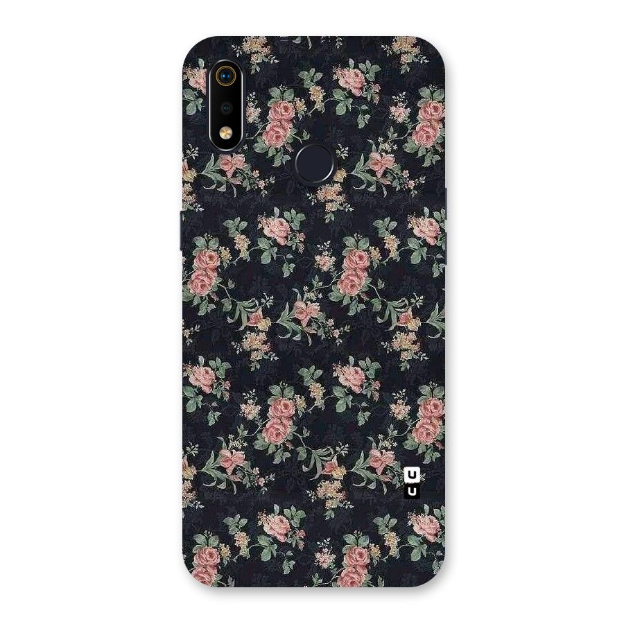 Bloom Black Back Case for Realme 3i