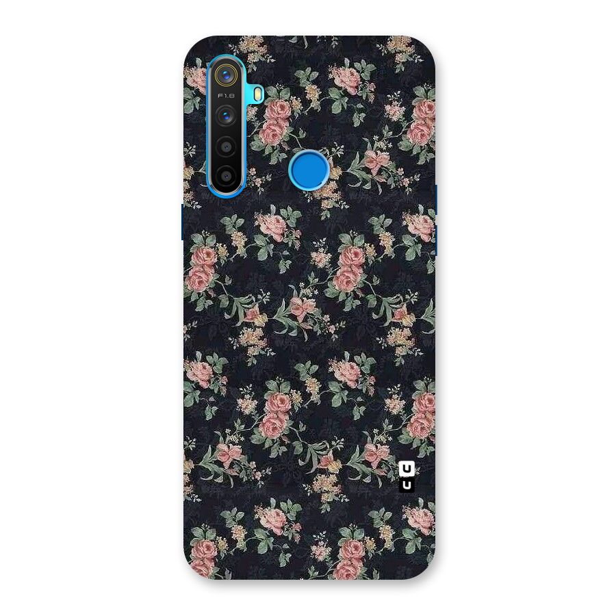 Bloom Black Back Case for Realme 5s