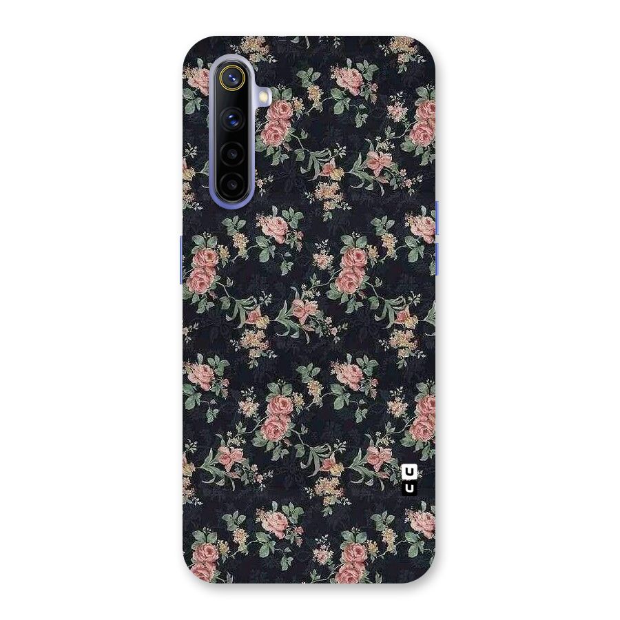Bloom Black Back Case for Realme 6i