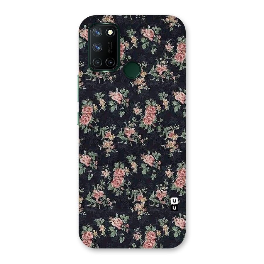Bloom Black Back Case for Realme 7i