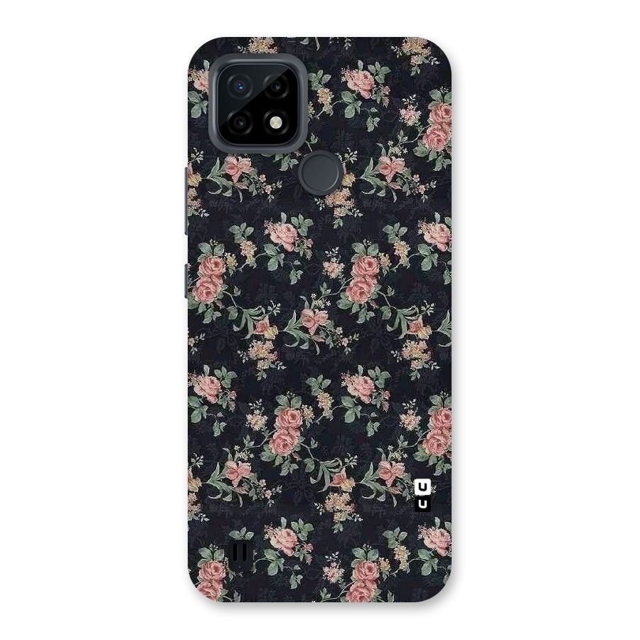 Bloom Black Back Case for Realme C21