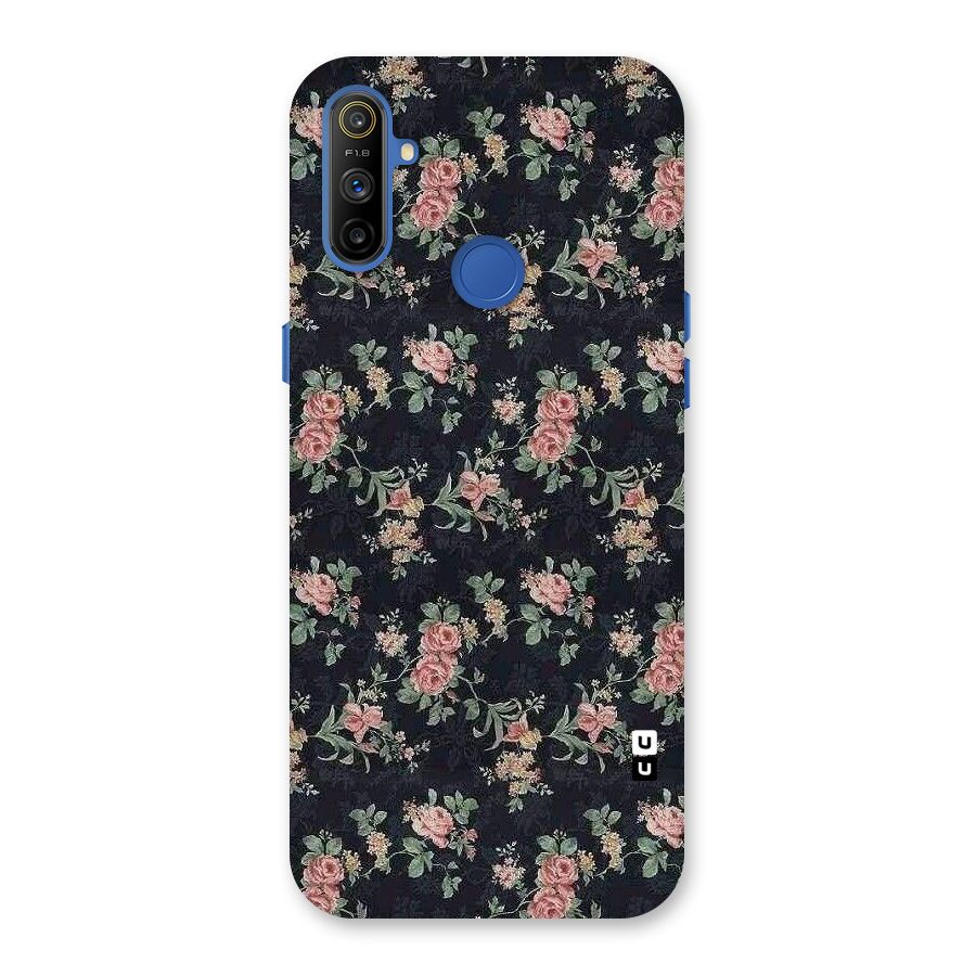 Bloom Black Back Case for Realme Narzo 10A