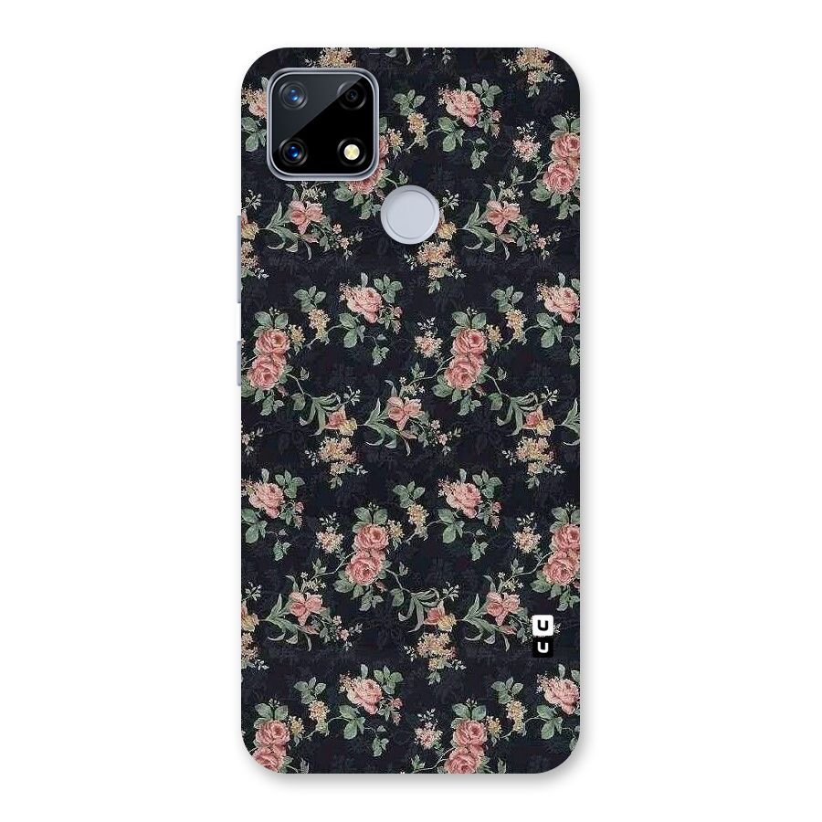 Bloom Black Back Case for Realme Narzo 20
