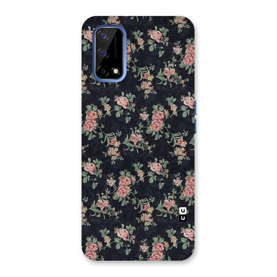 Bloom Black Back Case for Realme Narzo 30 Pro