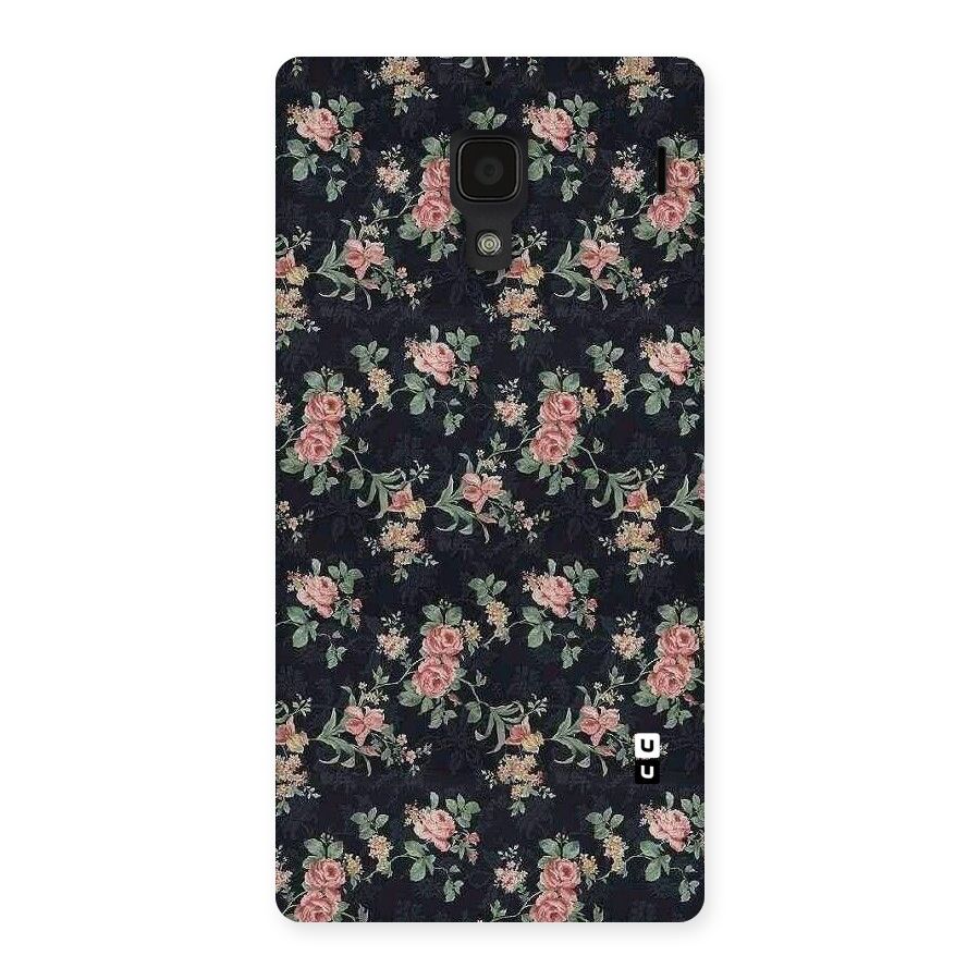 Bloom Black Back Case for Redmi 1S