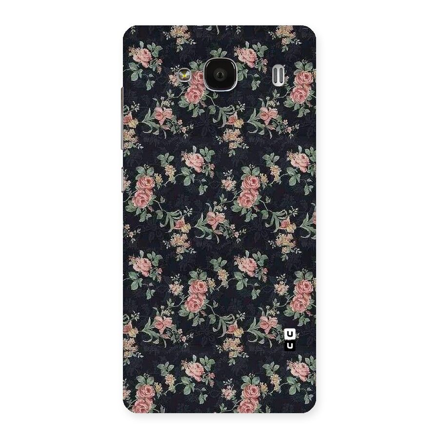 Bloom Black Back Case for Redmi 2s