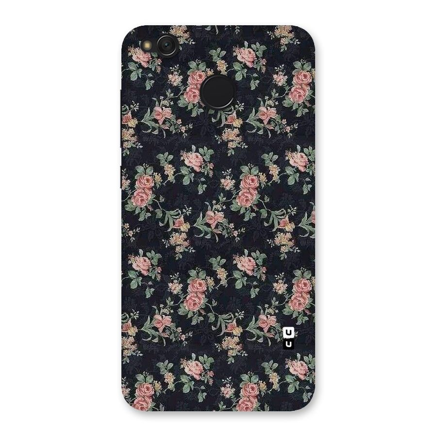 Bloom Black Back Case for Redmi 4