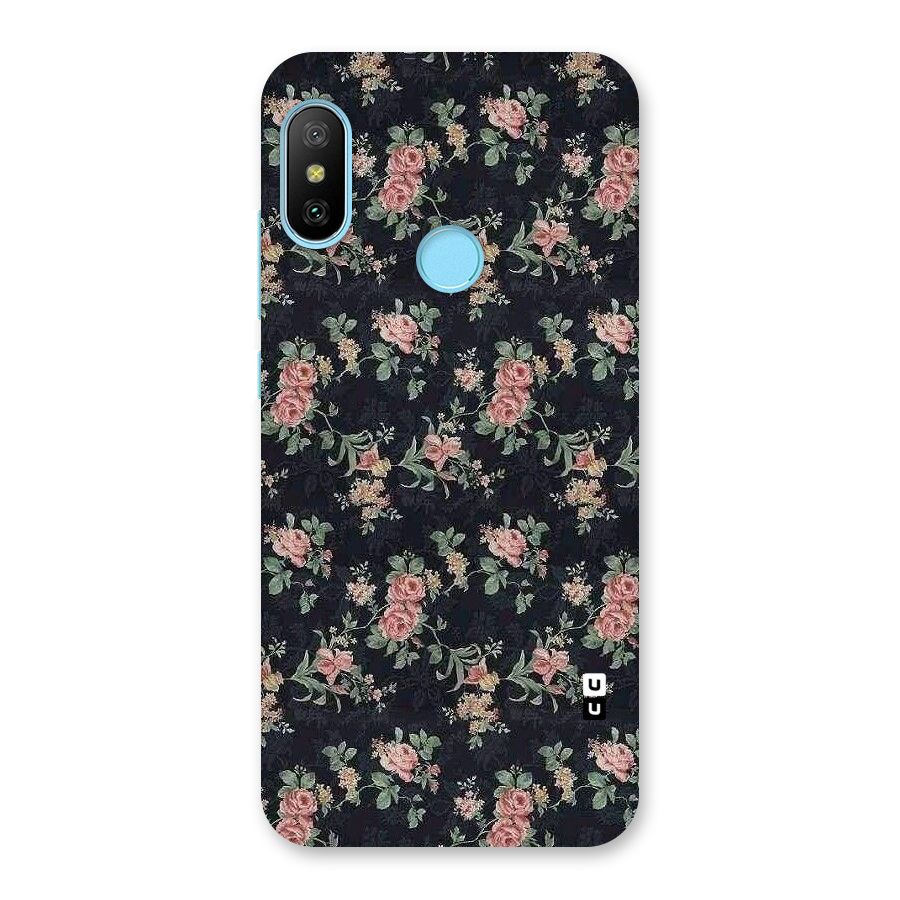 Bloom Black Back Case for Redmi 6 Pro