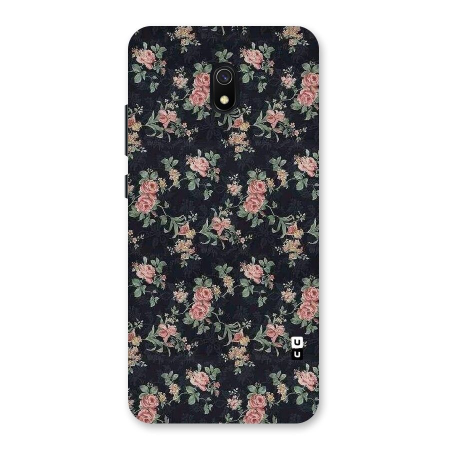 Bloom Black Back Case for Redmi 8A