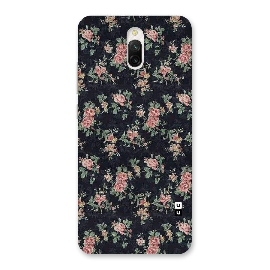 Bloom Black Back Case for Redmi 8A Dual