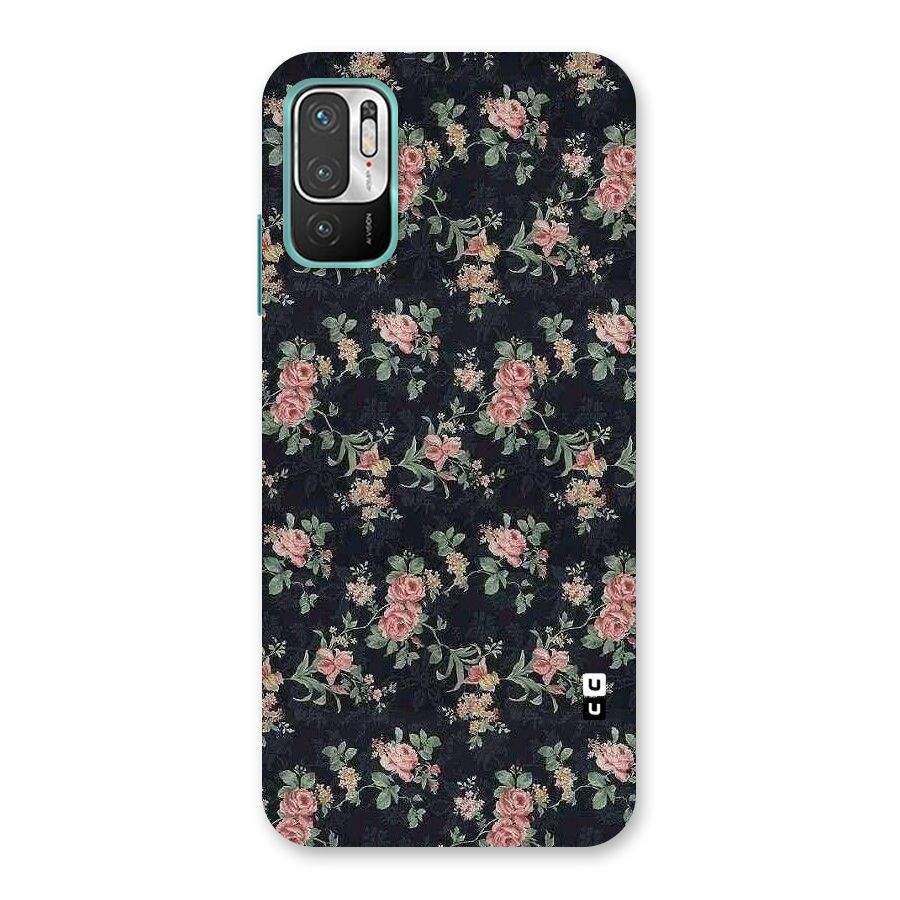 Bloom Black Back Case for Redmi Note 10T 5G