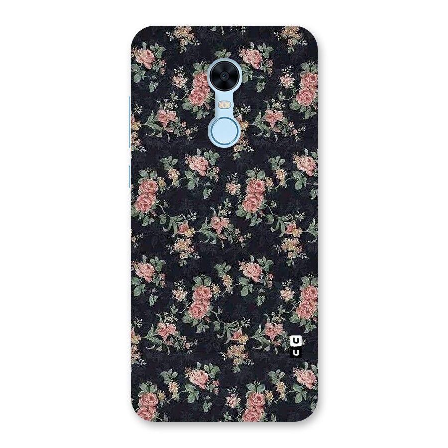Bloom Black Back Case for Redmi Note 5
