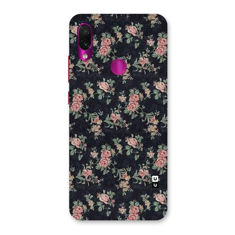 Bloom Black Back Case for Redmi Note 7 Pro