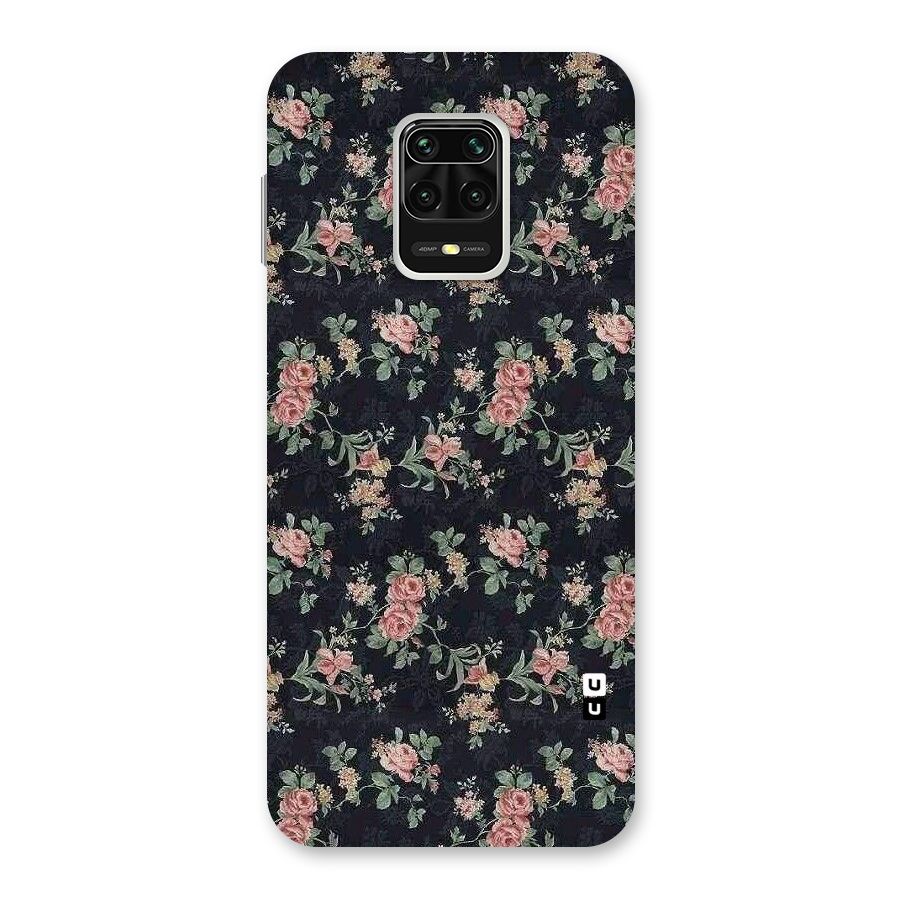 Bloom Black Back Case for Redmi Note 9 Pro Max